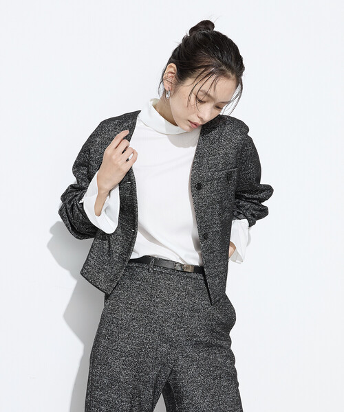 COMME CA（コムサ）の「フルダルスパンマイクロピーチ ブラウス（シャツ/ブラウス・レディース・グレー/ホワイト/ブルー系その他・11号/9号）」の22枚目の写真