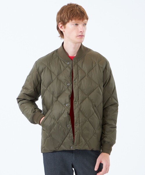 MACKINTOSH PHILOSOPHY(マッキントッシュ フィロソフィー)の「ダイヤキルトタフタ フライトジャケット with TAION(その他アウター・メンズ・ブラック/グリーン系その他7・38/40)」の2枚目の写真