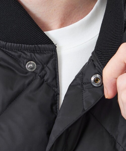 MACKINTOSH PHILOSOPHY(マッキントッシュ フィロソフィー)の「ダイヤキルトタフタ フライトジャケット with TAION(その他アウター・メンズ・ブラック/グリーン系その他7・38/40)」の9枚目の写真