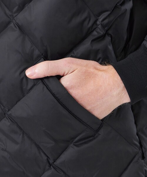 MACKINTOSH PHILOSOPHY(マッキントッシュ フィロソフィー)の「ダイヤキルトタフタ フライトジャケット with TAION(その他アウター・メンズ・ブラック/グリーン系その他7・38/40)」の10枚目の写真