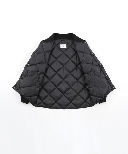 MACKINTOSH PHILOSOPHY(マッキントッシュ フィロソフィー)の「ダイヤキルトタフタ フライトジャケット with TAION(その他アウター・メンズ・ブラック/グリーン系その他7・38/40)」の12枚目の写真