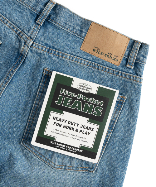 WILD BRICKS（ワイルドブリックス）の「LF FIVE POCKET JEANS [LOT. 231] (blue)（デニムパンツ・メンズ・その他・LARGE/MEDIUM/X-LARGE）」の9枚目の写真