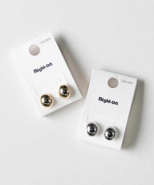 Right-on(ライトオン)の「Right-on Basic(ライトオンベーシック)【レディース】ミニフープピアス(ピアス(両耳用)・レディース・ゴールド/シルバー・ONE SIZE)」の8枚目の写真