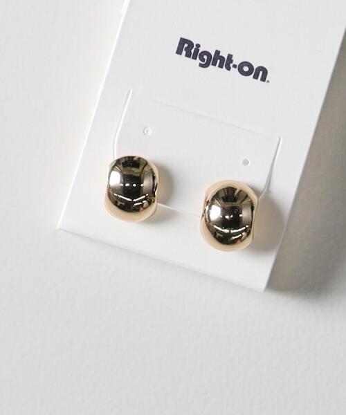 Right-on(ライトオン)の「Right-on Basic(ライトオンベーシック)【レディース】ミニフープピアス(ピアス(両耳用)・レディース・ゴールド/シルバー・ONE SIZE)」の7枚目の写真