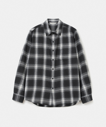 UNIFORM BRIDGE（ユニフォームブリッジ）の「pocket check shirt black（シャツ/ブラウス）」