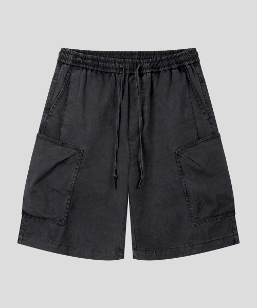 BLACK MOMENT（ブラックモーメント）の「ピグメントウォッシングカーゴバンディングショーツ[サンドベージュ]（その他パンツ・メンズ・ベージュ・MEDIUM/LARGE）」の6枚目の写真