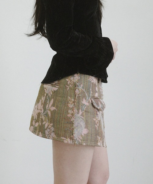 igi（イジ）の「JACQUARD MINI / ジャガードミニスカート（スカート・レディース・ピンク・FREE）」の18枚目の写真