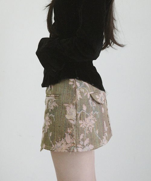 igi（イジ）の「JACQUARD MINI / ジャガードミニスカート（スカート・レディース・ピンク・FREE）」の19枚目の写真