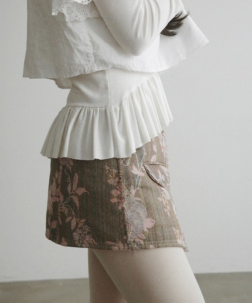 JACQUARD MINI / ジャガードミニスカート（スカート）｜igi（イジ）の