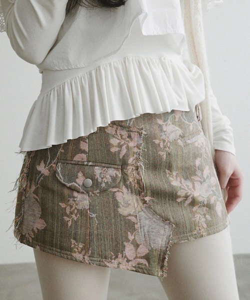 JACQUARD MINI / ジャガードミニスカート（スカート）｜igi（イジ）の