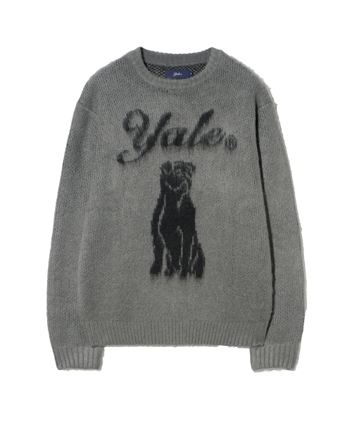 YALE(イェール)の「ヘリテージダンブラシラウンドニット_グレー(ニット/セーター・レディース・その他・X-SMALL/SMALL/MEDIUM/LARGE/X-LARGE)」の2枚目の写真