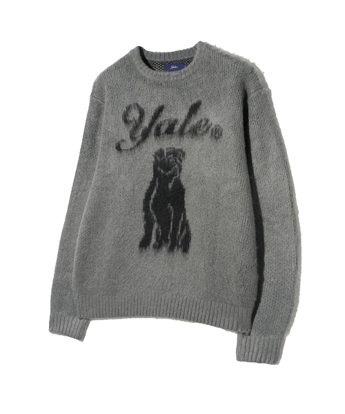 YALE(イェール)の「ヘリテージダンブラシラウンドニット_グレー(ニット/セーター・レディース・その他・X-SMALL/SMALL/MEDIUM/LARGE/X-LARGE)」の3枚目の写真