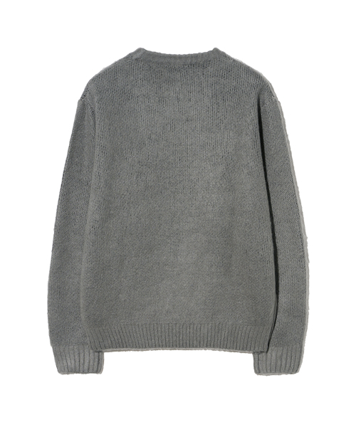YALE(イェール)の「ヘリテージダンブラシラウンドニット_グレー(ニット/セーター・レディース・その他・X-SMALL/SMALL/MEDIUM/LARGE/X-LARGE)」の4枚目の写真