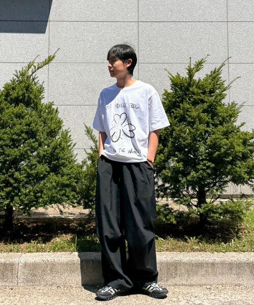 ALYSS（アリス）の「[ワンショットハンソルXケンシXアリス] サードアイクローバーハーフTシャツ [ホワイト]（Tシャツ/カットソー・レディース・その他・MEDIUM/LARGE/X-LARGE）」の8枚目の写真