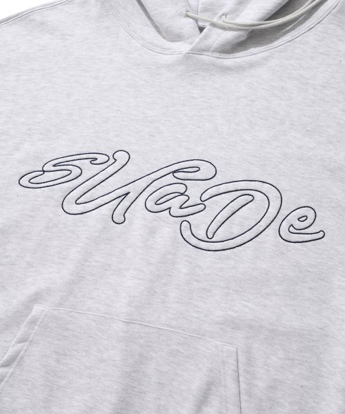suade（スエード）の「HANDLOGO HOODIE [MELANGE GRAY]（パーカー・レディース・その他・MEDIUM/X-LARGE）」の6枚目の写真