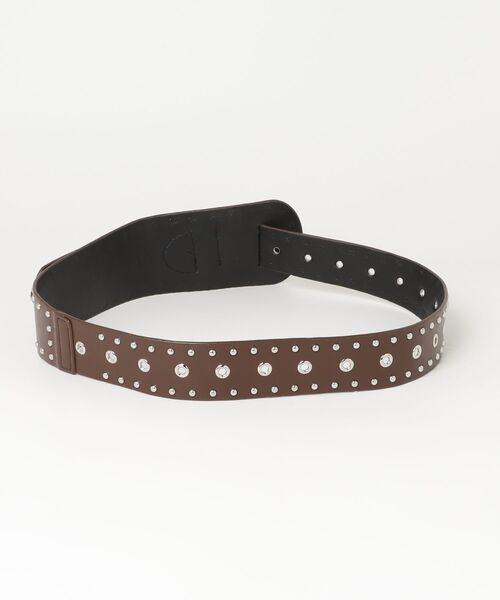 A'GEM/9 × .kom 『.KOM/ドットケーオーエム』Studs Wide Belt/スタッズ