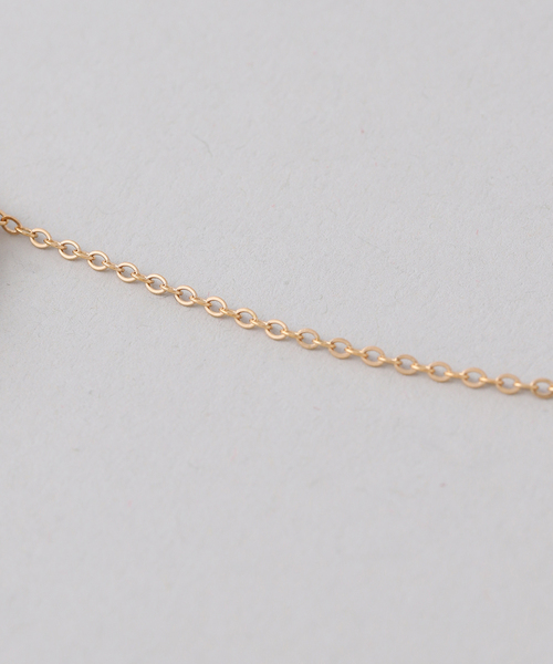 Noble(ノーブル)の「PETIT MOMENTS/プティモーメント Oval Charm Necklace(ネックレス・レディース・シルバー/ゴールド・FREE)」の8枚目の写真