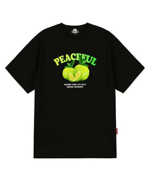 TRIPSHION(トリップション)の「PEACEFUL LIME BALL Tシャツ - ブラック(Tシャツ/カットソー・メンズ・その他・LARGE/MEDIUM/X-LARGE)」の1枚目の写真