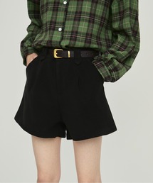 NUJOH（ヌゾ）の「High Waist Pintuck Shorts / ハイウエストピンタックショートパンツ（その他パンツ・レディース）」