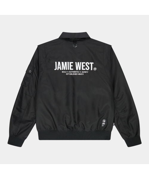 JAMIE WEST（ジェイミーウエスト）の「カラーポイントワークジャンパー(ブラック)（ナイロンジャケット・レディース・その他・MEDIUM）」の5枚目の写真