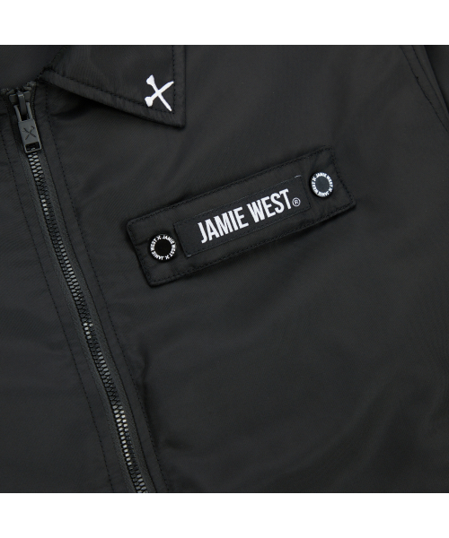 JAMIE WEST（ジェイミーウエスト）の「カラーポイントワークジャンパー(ブラック)（ナイロンジャケット・レディース・その他・MEDIUM）」の8枚目の写真