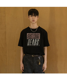 EULER（ユーラ）の「デミジドクルーグラフィックTシャツ_ヘッド（ブラック）（Tシャツ/カットソー）」