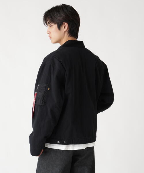 Alpha Industries(アルファインダストリーズ)の「Alpha Industries/アルファインダストリーズ/UNFRM DETROIT JACKET/ユニフォーム デトロイト ジャケット(ブルゾン・メンズ・ブラック/ベージュ・L/M/XL/2XL)」の13枚目の写真
