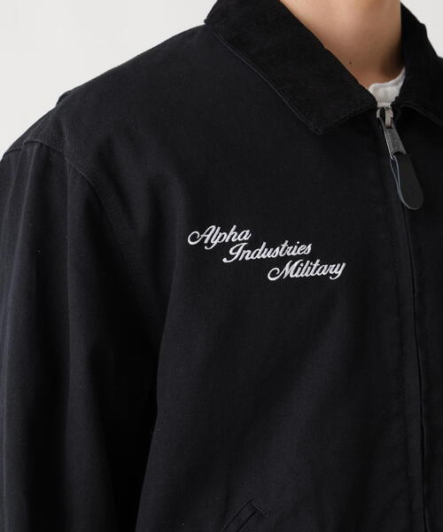 Alpha Industries(アルファインダストリーズ)の「Alpha Industries/アルファインダストリーズ/UNFRM DETROIT JACKET/ユニフォーム デトロイト ジャケット(ブルゾン・メンズ・ブラック/ベージュ・L/M/XL/2XL)」の4枚目の写真