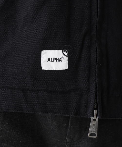 Alpha Industries(アルファインダストリーズ)の「Alpha Industries/アルファインダストリーズ/UNFRM DETROIT JACKET/ユニフォーム デトロイト ジャケット(ブルゾン・メンズ・ブラック/ベージュ・L/M/XL/2XL)」の7枚目の写真