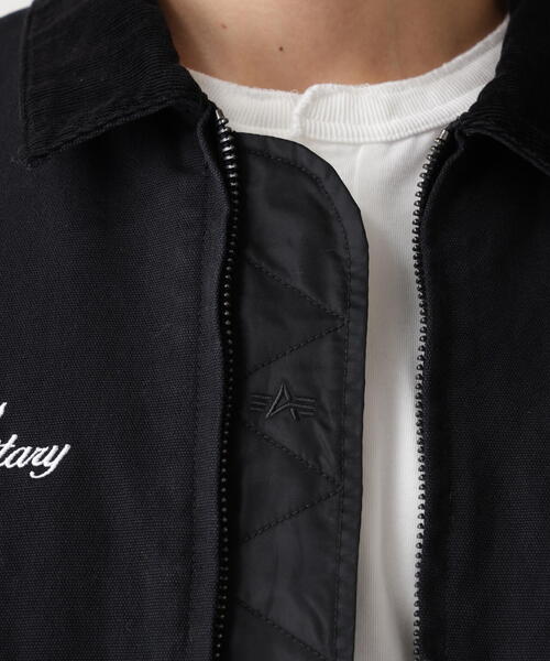 Alpha Industries(アルファインダストリーズ)の「Alpha Industries/アルファインダストリーズ/UNFRM DETROIT JACKET/ユニフォーム デトロイト ジャケット(ブルゾン・メンズ・ブラック/ベージュ・L/M/XL/2XL)」の16枚目の写真