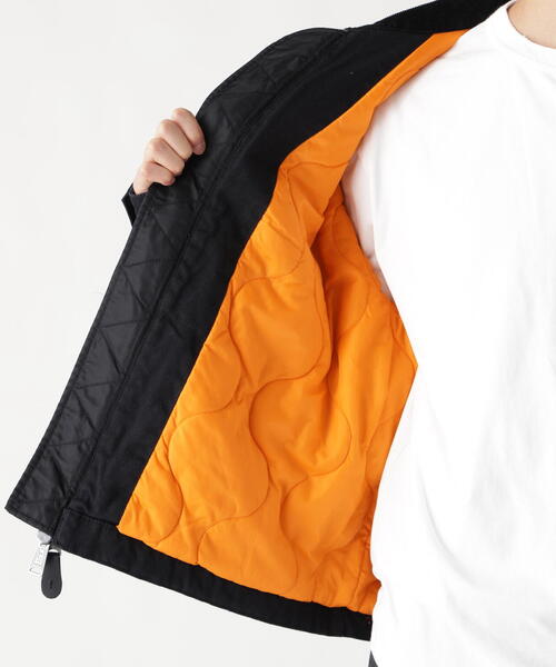 Alpha Industries(アルファインダストリーズ)の「Alpha Industries/アルファインダストリーズ/UNFRM DETROIT JACKET/ユニフォーム デトロイト ジャケット(ブルゾン・メンズ・ブラック/ベージュ・L/M/XL/2XL)」の17枚目の写真