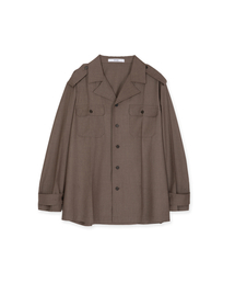 SYNQIA（シンキア）の「ヘリテージユーティリティシャツライトブラウン（シャツ/ブラウス）」