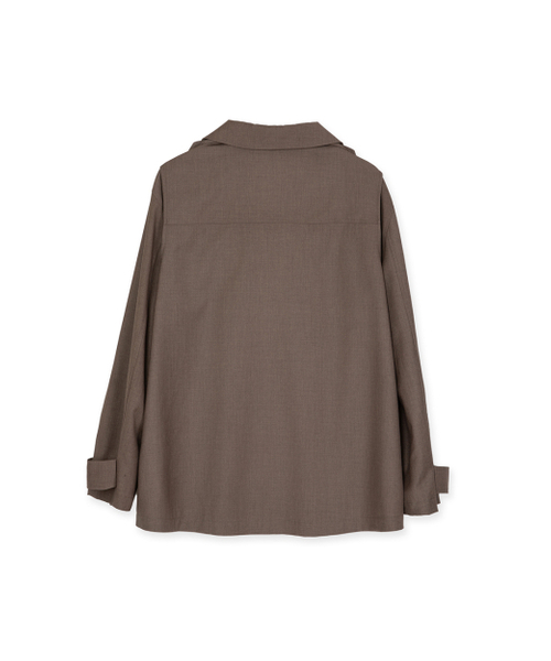 SYNQIA(シンキア)の「ヘリテージユーティリティシャツ ライトブラウン(シャツ/ブラウス・メンズ・その他・SMALL/MEDIUM/LARGE)」の2枚目の写真