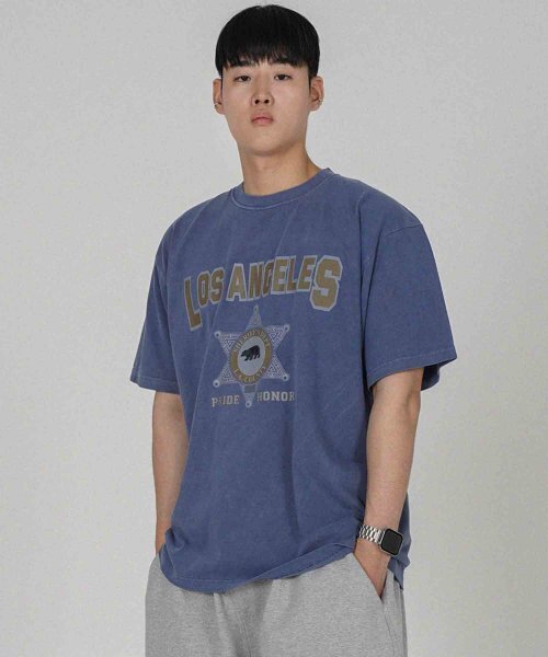 THE MILE（ザマイル）の「L.A COUNTY GARMENTS CREW [NAVY]（Tシャツ/カットソー・メンズ・その他・SMALL/MEDIUM/LARGE/X-LARGE/X-SMALL）」の7枚目の写真