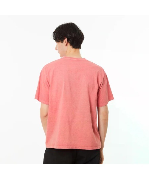 GOAT(ゴート)の「GOAT / PIGMENT DYE S/S TEE 7oz(Tシャツ/カットソー・メンズ・ネイビー/マスタード/チャコールグレー/ダークグリーン/コーラルピンク・XS/XL/S/M/L)」の1枚目の写真