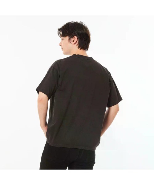 GOAT(ゴート)の「GOAT / PIGMENT DYE S/S TEE 7oz(Tシャツ/カットソー・メンズ・ネイビー/マスタード/チャコールグレー/ダークグリーン/コーラルピンク・XS/XL/S/M/L)」の9枚目の写真