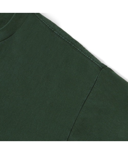 GOAT(ゴート)の「GOAT / PIGMENT DYE S/S TEE 7oz(Tシャツ/カットソー・メンズ・ネイビー/マスタード/チャコールグレー/ダークグリーン/コーラルピンク・XS/XL/S/M/L)」の17枚目の写真