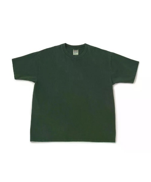 GOAT(ゴート)の「GOAT / PIGMENT DYE S/S TEE 7oz(Tシャツ/カットソー・メンズ・ネイビー/マスタード/チャコールグレー/ダークグリーン/コーラルピンク・XS/XL/S/M/L)」の14枚目の写真