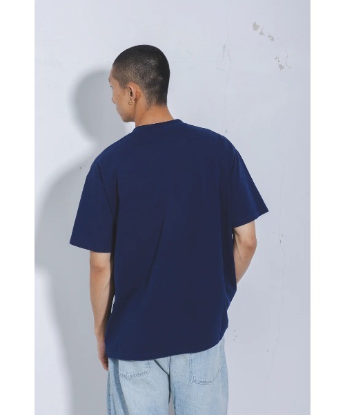 GOAT(ゴート)の「GOAT / PIGMENT DYE S/S TEE 7oz(Tシャツ/カットソー・メンズ・ネイビー/マスタード/チャコールグレー/ダークグリーン/コーラルピンク・XS/XL/S/M/L)」の21枚目の写真
