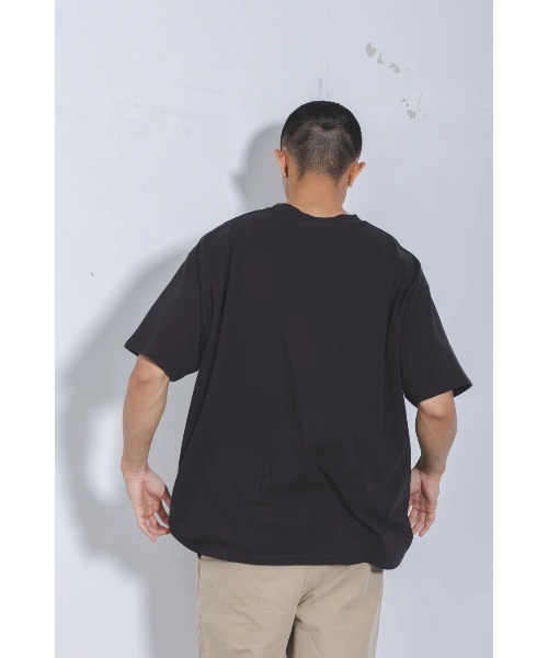 GOAT(ゴート)の「GOAT / PIGMENT DYE S/S TEE 7oz(Tシャツ/カットソー・メンズ・ネイビー/マスタード/チャコールグレー/ダークグリーン/コーラルピンク・XS/XL/S/M/L)」の7枚目の写真