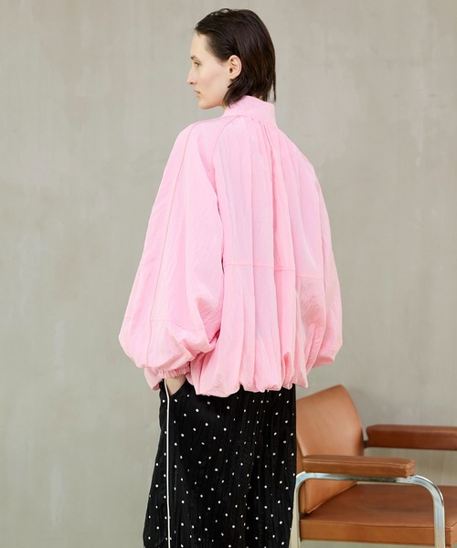 MAISON SPECIAL(メゾンスペシャル)の「Voluminous Balloon Blouson/ボリューミーバルーンブルゾン(ブルゾン・レディース・ピンク・FREE)」の5枚目の写真