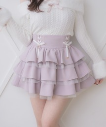 ROJITA | レースアップティアードミニスカパン(スカート)