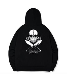 [起毛]EVナックルブレードフードジップアップ