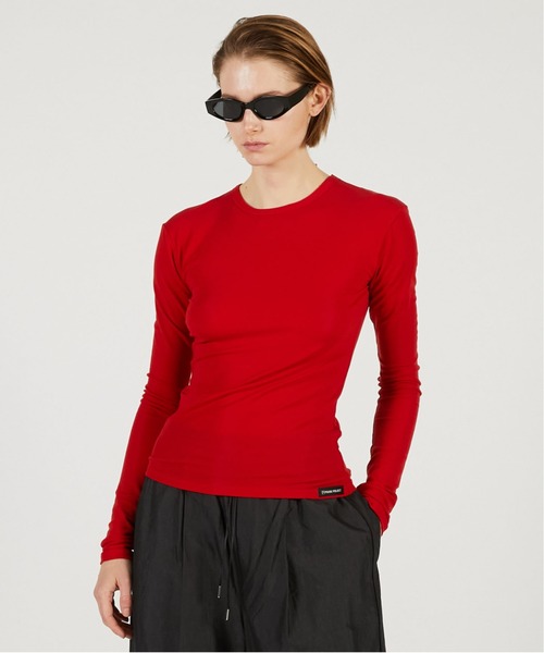 PRANK PROJECT(プランクプロジェクト)の「【2026Spring Pre-Order】ダブルネックレイヤードトップ / Double Neck Layered Top(その他トップス・レディース・グレー/ブラック/ブラウン・FREE)」の13枚目の写真