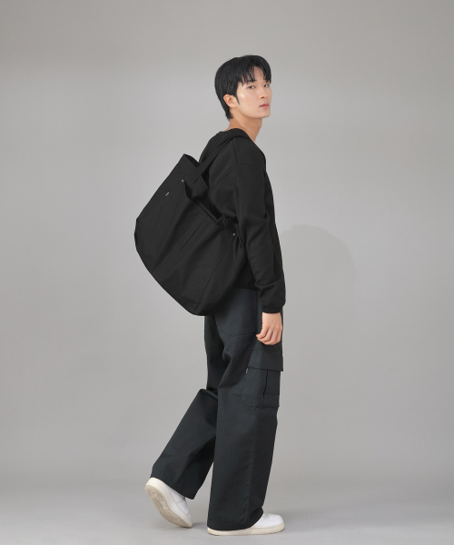SAINTCREW(セントクルー)の「メガビッグサイズカーゴエコバッグ MCE-142 ブラック BKS(エコバッグ/サブバッグ・メンズ・その他・フリー)」の8枚目の写真
