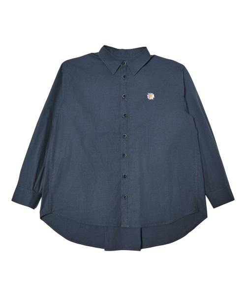 TEN PAST SEVEN(テン ファスト セブン)の「バックプリーツシャツ - チャコール(シャツ/ブラウス・メンズ・その他・MEDIUM/LARGE)」の1枚目の写真