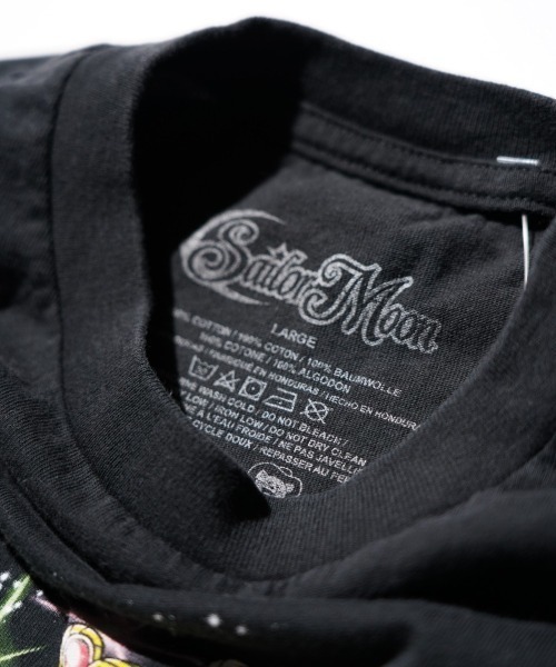 美少女戦士セーラームーン（ビショウジョセンシセーラームーン）の「THRIFTY LOOK スリフティルック / THRIFTY"SAILOR MOON"TEE セーラームーン アニメTEE（Tシャツ/カットソー・メンズ・ブラック系1/ブラック/ブラック系2・MEDIUM/LARGE/X-LARGE）」の19枚目の写真