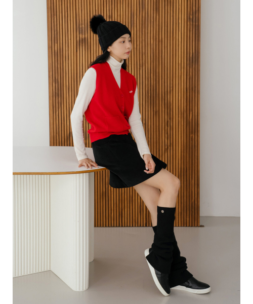 NITINA(ニティナ)の「ウール100 ニットベスト RD(ニット/セーター・レディース・レッド・SMALL/MEDIUM)」の4枚目の写真