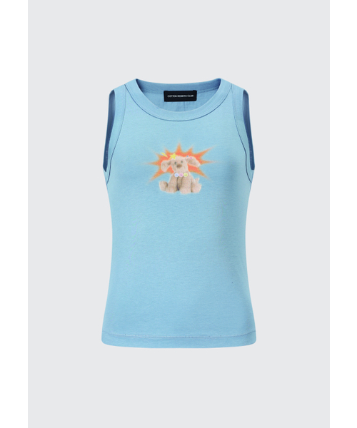 COTTONREBIRTHCLUB(コットンリバースクラブ)の「アートワークスリーブレスシャツ(ピンク)(Tシャツ/カットソー・レディース・その他・F)」の8枚目の写真