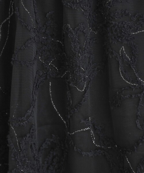 couture brooch（クチュールブローチ）の「【ハレの日・通勤】ラメ刺繍ブークレチュールスカート（スカート・レディース・ベージュ系その他2/ブラック系3/アイボリー系3・36/42/40/38）」の5枚目の写真
